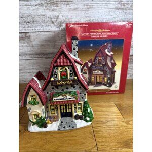Santas Workbench Collection The Gingerbread Bakery Towne Series Lighted